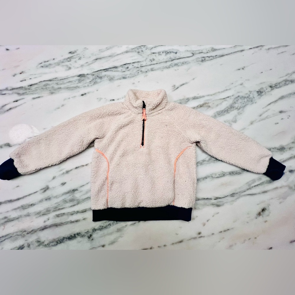 Athleta girl, Sherpa quarter zip